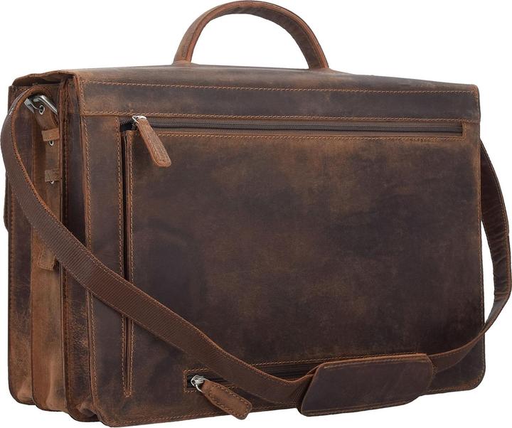 Produktbild Plevier Vintage Rundleer Aktetas 17.3" Bruin (18.11", Fujitsu)