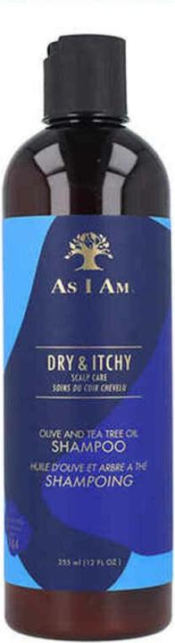 Actual product image As I Am DRY & ITCHY olive tea tree oil shampoo 355 ml (355 ml, Liquid shampoo)