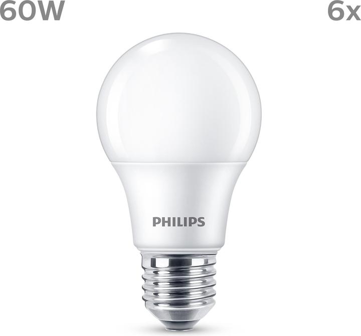 Produktbild Philips LED Bulbs (E27, 8 W, 806 lm, 6 x, F)