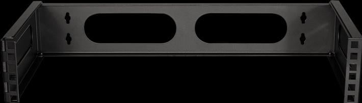 Image du produit LogiLink W02B40B Support mural 48,30 cm (19") 2 U, noir