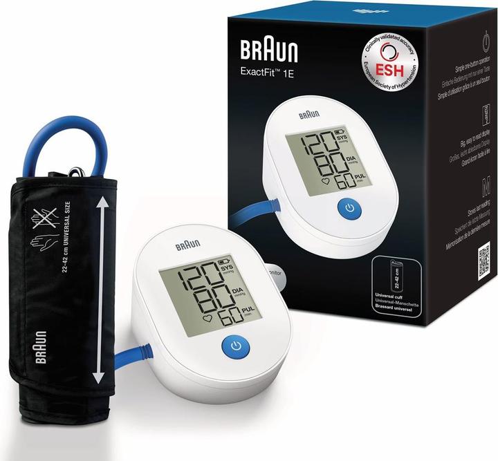 Braun ExactFit blood pressure monitor 1E (1 pc) (Blood pressure monitor upper arm)
