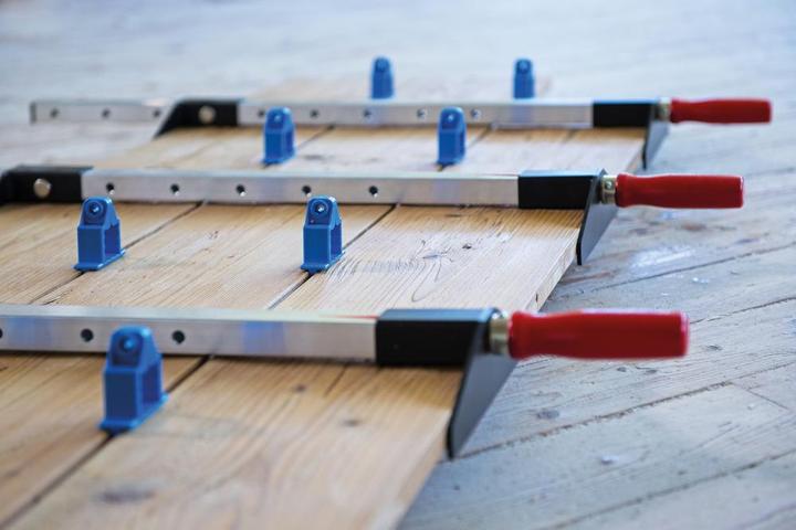 Actual product image Schwaiger Decking plank clamp with bit adapter (770 mm)