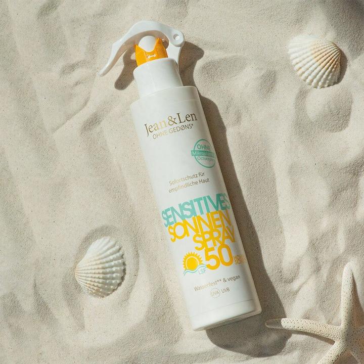 Produktbild Jean & Len 250ML JEAN&LEN SENS. SONNENSPRAY LSF 50 (Sonnenspray, SPF 50, 250 ml)
