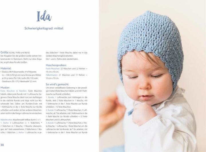 Produktbild Niedliche Bonnets und Zwergenmützen häkeln (Deutsch, Babette Ulmer, 2022)