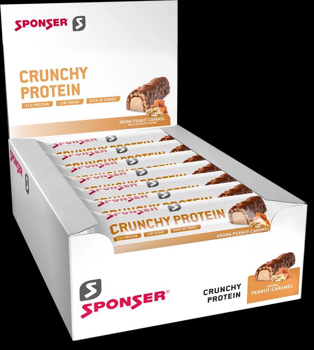 Immagine prodotto Sponser Proteine croccanti (Caramello alle arachidi, 12 pz., 50 g)
