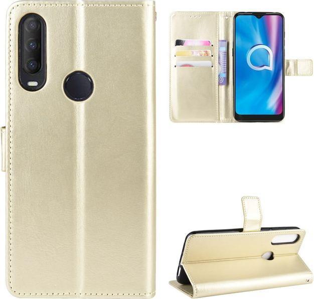 Image du produit MU Classic Crazy Horse III Bookcover Series en cuir (1S (2020), Alcatel 3X (2020))