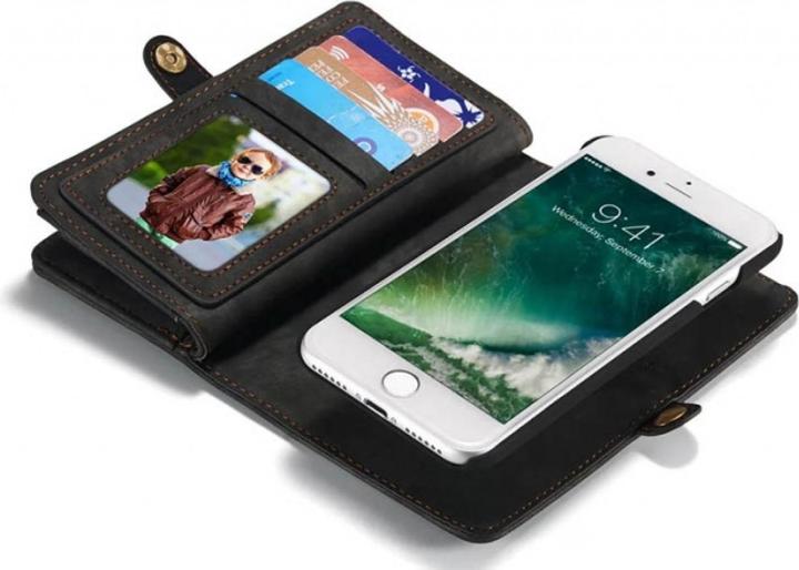 Immagine prodotto Caseme Custodia per carte di credito a portafoglio in vera pelle per Apple iPhone 8 (Apple iPhone 8)