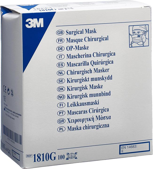 Produktbild 3M OP Maske Gentle Typ II weiss 100 Stk (Typ II, 100 x)