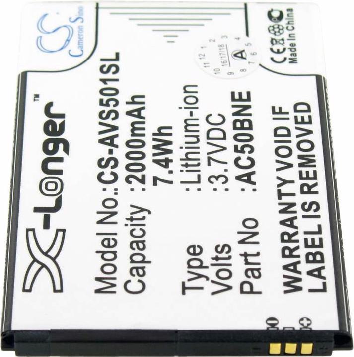 Actual product image AccuCell Akku für den Archos 50b Neon, AC50BNE Akku Neon 50b
