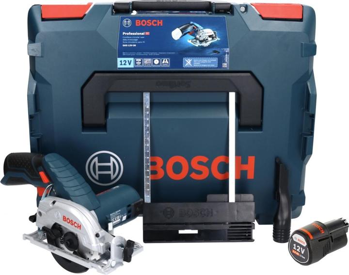 Produktbild Bosch Professional Bosch GKS 12V-26 Professional Akku Handkreissäge 12 V 85 mm + 1x Akku 3,0 Ah + L-Boxx - ohne Ladeger