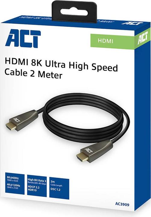Image du produit HDMI (type A) - HDMI (type A) (2 m, HDMI)