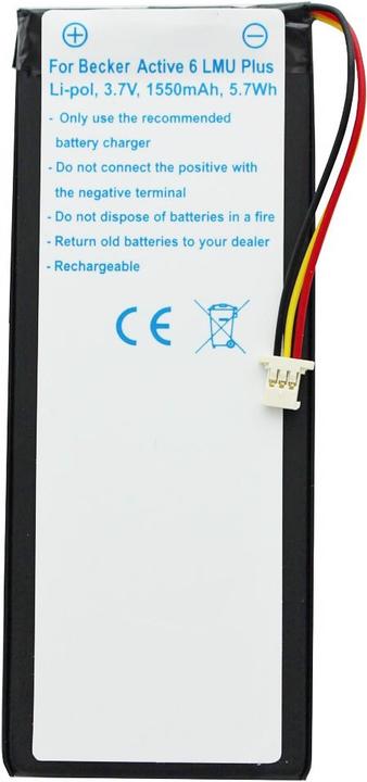 Actual product image Becker Akku Active 6 LMU Plus Akku 334517373442, SR3840100, 335000000000