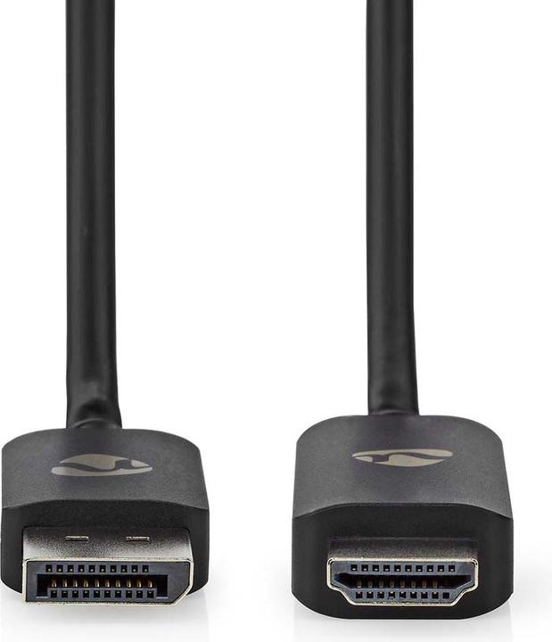 Produktbild Nedis Displayport-Adapter | DisplayPort Stecker | HDMI™ Stecker | 8K@30Hz | Vernickelt | Gerade | 1. (1.80 m, DisplayPort)
