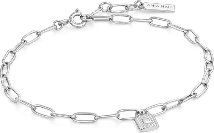 Ania Haie Silver Chunky Padlock Armband (18.50 cm, 925er Silber)
