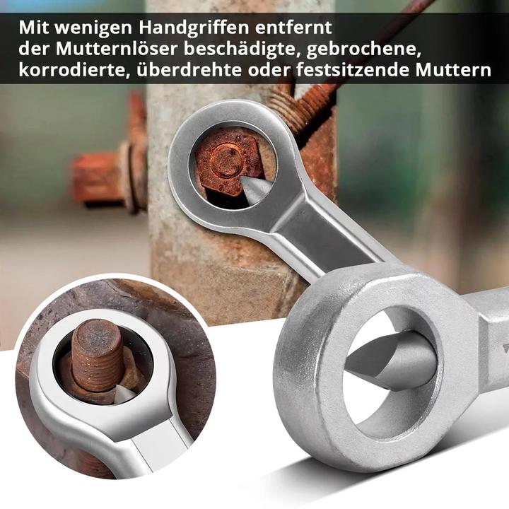 Produktbild Stahlwerk Mutternsprenger Set 9-36 mm 4-tlg Mutternlöser Mutternspalter Satz