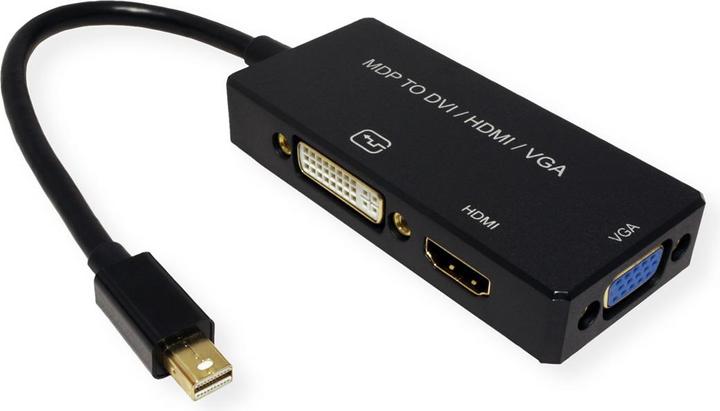 Image du produit Value Mini DisplayPort vers (VGA, DVI, HDMI, 10 cm)