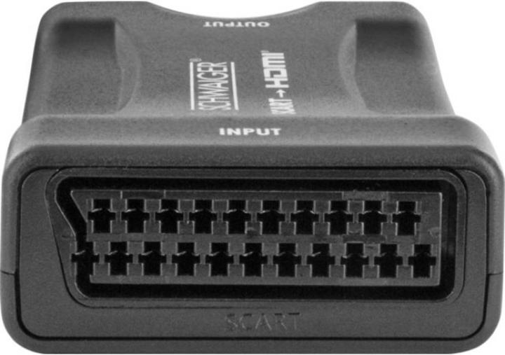 Actual product image Schwaiger Scart to HDMI (Analog -> Digital)