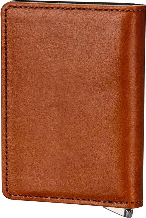 Actual product image Secrid Premium slim wallet Basco cognac