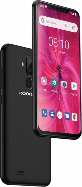Productafbeelding Konrow Easy 62 - Android 8.1 - 4G - Écran 6.2" - Double Sim - 16Go, 1Go RAM - Noir (16 GB, Zwart, 6.20")