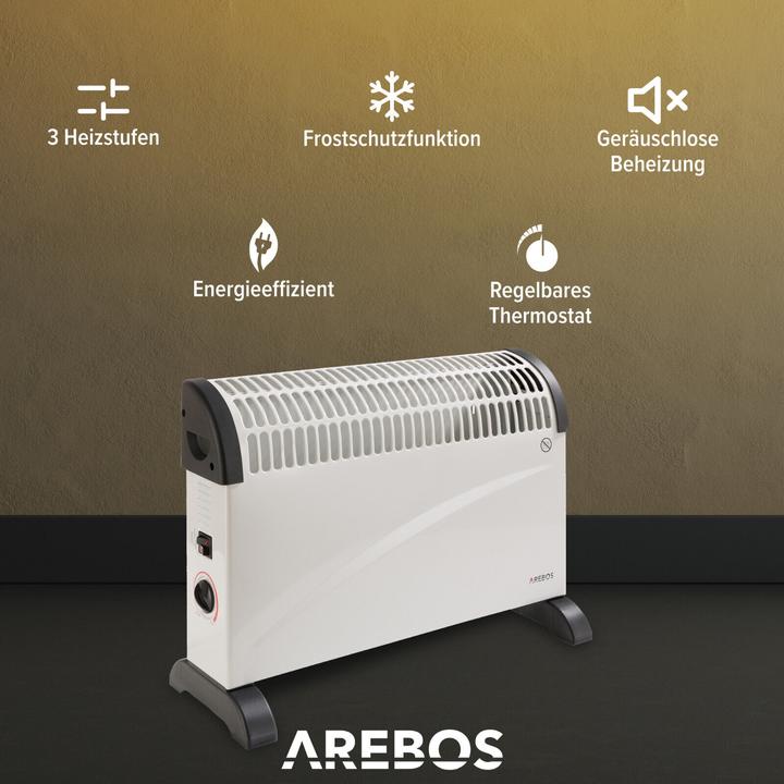 Produktbild Arebos Konvektor ohne Timer 2000 W (2000 W)