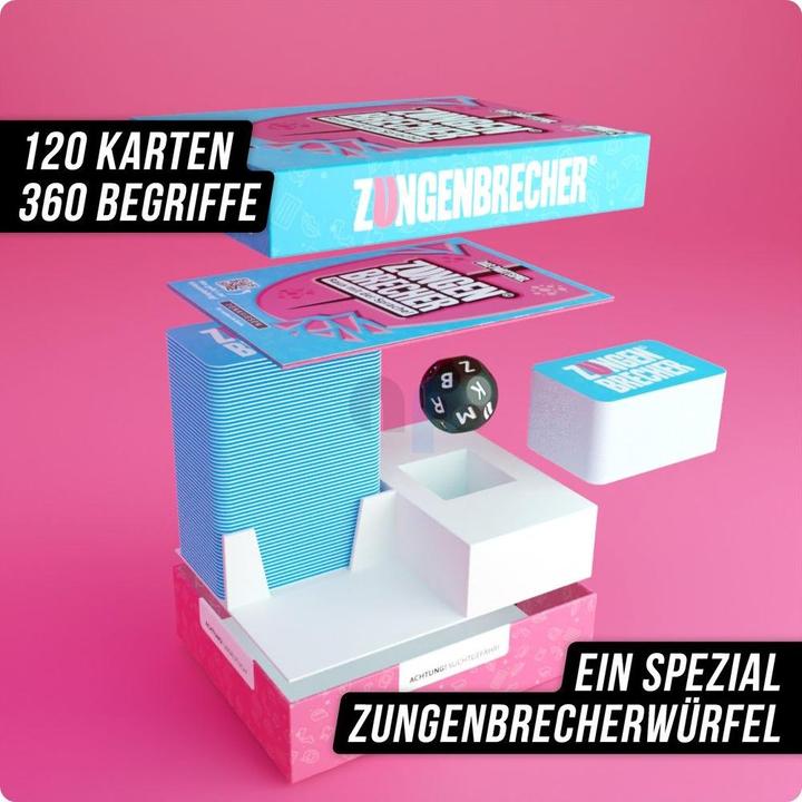 Actual product image Denkriesen Tongue twisters - "out with the language" (German)