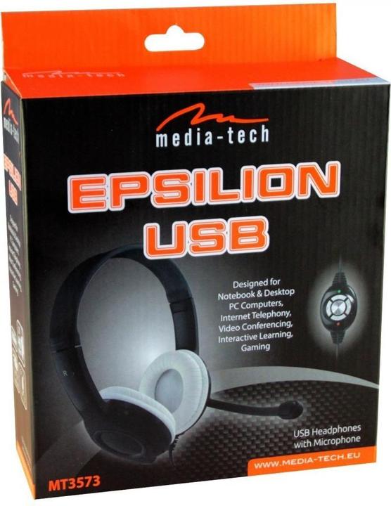 Image du produit Media-Tech MT3573 Epsilion USB (pas de réduction du bruit, Filaire)
