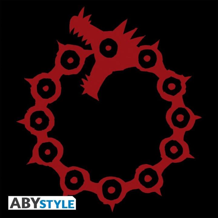 Actual product image ABYstyle THE SEVEN DEADLY SINS - Tshirt Emblems man SS black- basic (XL)