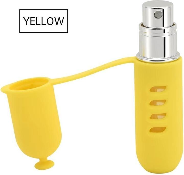 Actual product image Swissdetector 1 Pc - Mini Empty Fragrance Atomizer - 5Ml - Yellow (5 ml)