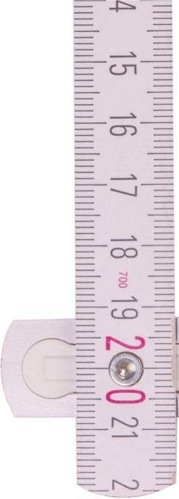 Actual product image Stabila Link scaleType1707mwhitemetricscale (cm, mm)