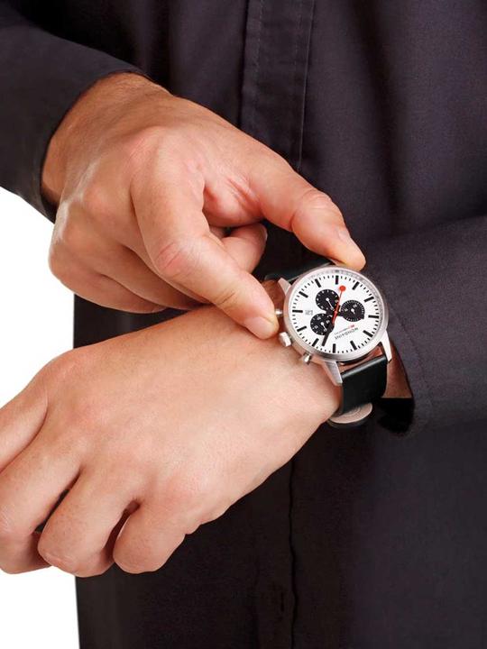 Immagine prodotto Mondaine Neo Vegan (Cronografo, Fatto in Svizzera, Orologio da polso analogico, 41 mm)