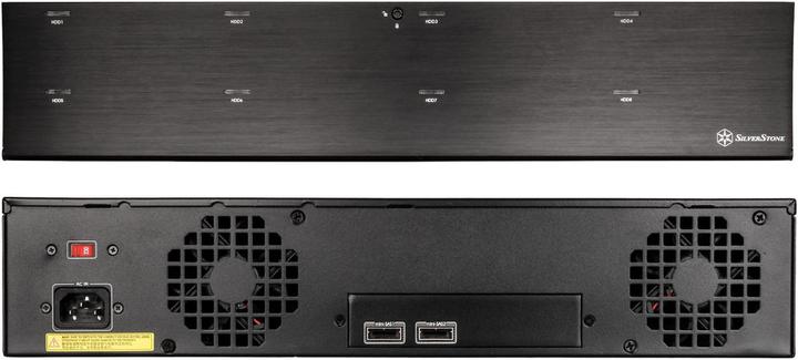 Produktbild Silverstone SST-RS831S, 2U Rackmount Storage - mini-SAS SFF-8088 x2