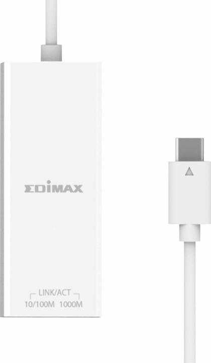 Produktbild edimax USB 3.2 Type C -> Gigabit Ethernet Adapter (USB 3.2, RJ45 (1x))