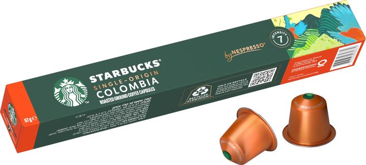 Image du produit Starbucks Colombia by Nespresso Medium Roasts (10 x Port.)