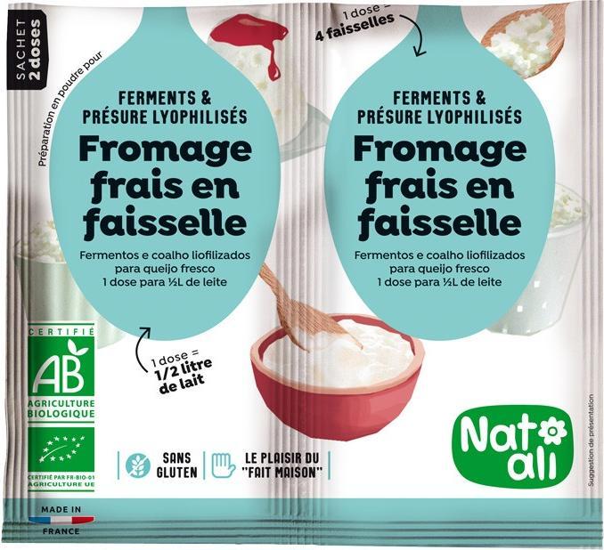 Natali Ferment pour fromage frais (12 g)