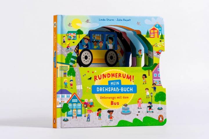Produktbild Rundherum! Mein Drehspass-Buch – Unterwegs mit dem Bus (Deutsch)