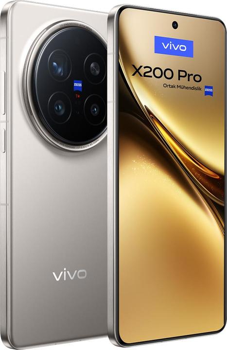 Actual product image Vivo X200 Pro (512 GB, Titanium, 6.78", Dual SIM, 50 Mpx, 4G)