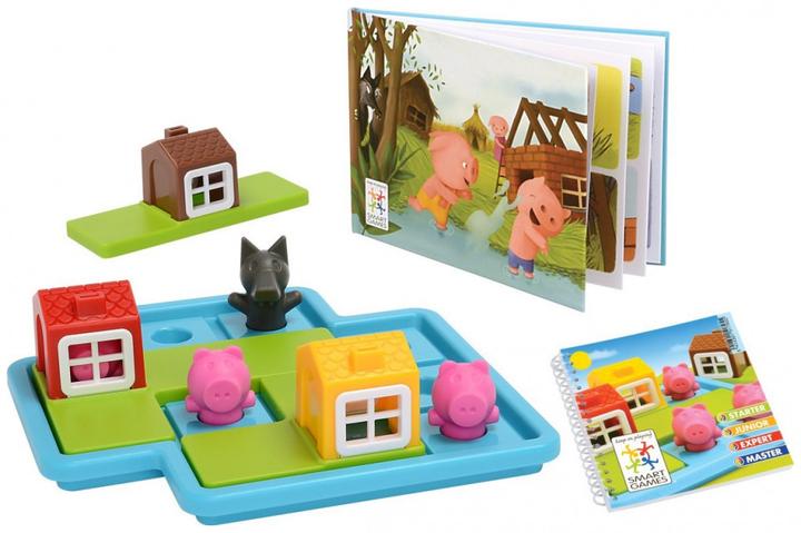 Actual product image Smart Games Puzzle game Three Little Piggies - Deluxe (German, Italian, English, French, Spanish, Danish, Finnish)