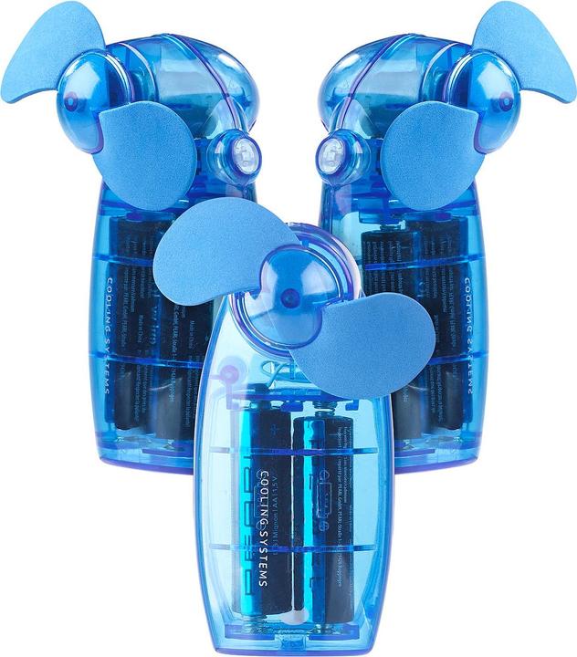Immagine prodotto Pearl Mini ventilatore a mano e tascabile a batteria, blu