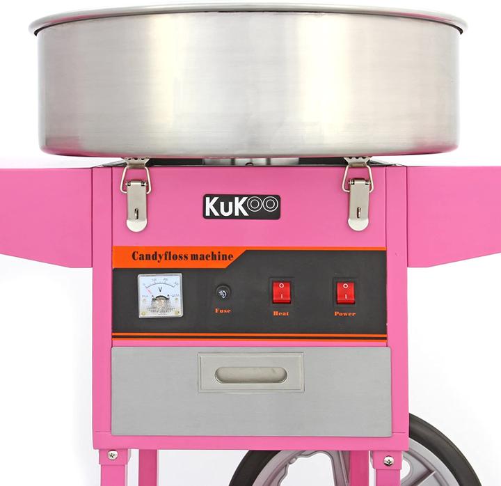 Kukoo Rosa Zuckerwattemaschine