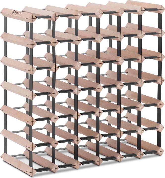 Immagine prodotto Royal Catering Scaffale portabottiglie - Legno - Fino a 42 bottiglie - - (60 x 24 x 60 cm, 42 Fl.)