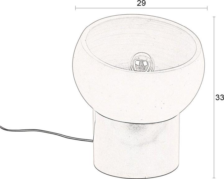 Image du produit Dutchbone Zahra Table Lamp S (E27)
