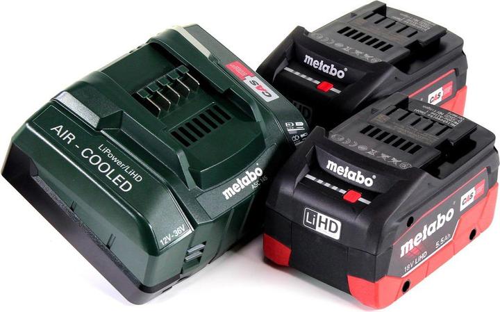 Actual product image Metabo MT 18 LTX battery multitool 18V ( 613021840 ) OIS-/Starlock-compatible + 2x battery 5,5Ah + charger