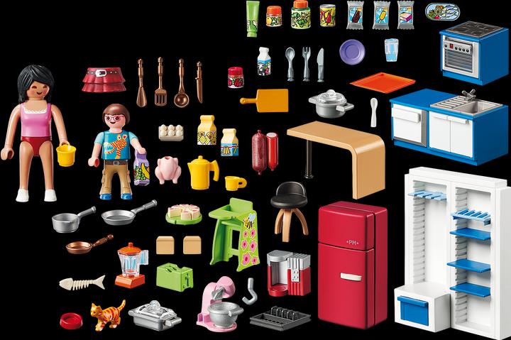 Produktbild Playmobil Familienküche (70206, Playmobil Dollhouse)