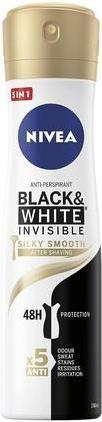 Actual product image NIVEA ack & White Invisible Silky Smooth (Spray, 250 ml)