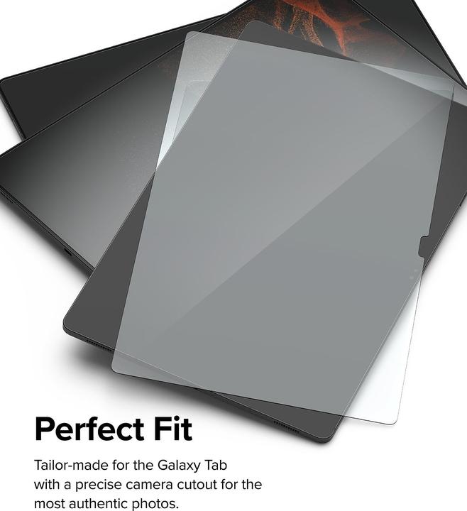 Actual product image Ringke Screen Protector for Galaxy Tab S10 Ultra / S9 Ultra / S8 Ultra SCREEN PROTECTOR TEMPERED GLASS (1 Piece, Galaxy Tab S10 Ultra)