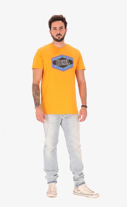 Image du produit Diesel Herren T-Shirt Crimson 100% Baumwolle – Casual Fit (S)