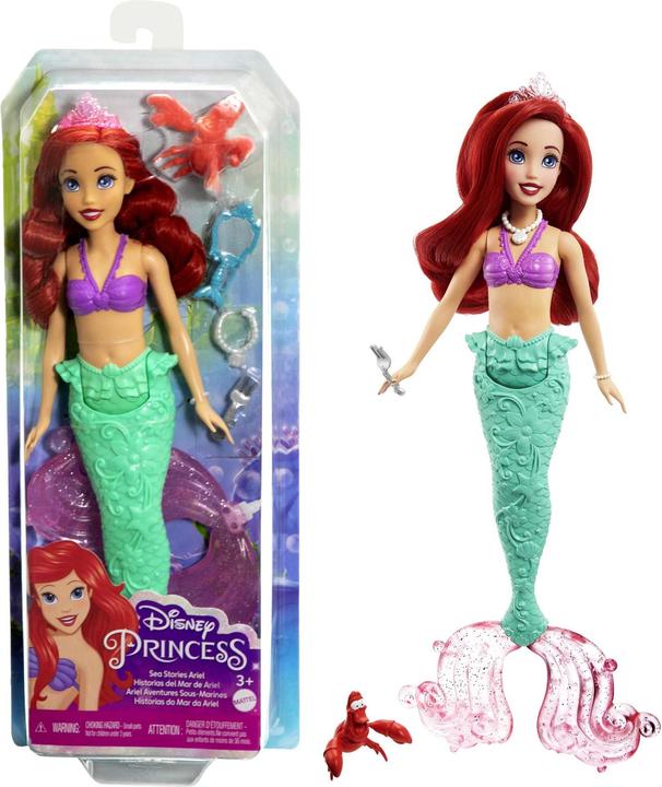 Productafbeelding Disney Princess Disney prinsessen speelgoed, Ariel zeemeermin pop, vriend en accessoires