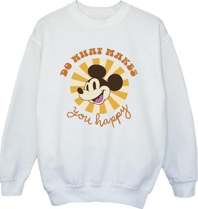 Disney Mickey Mouse Do What Makes You Happy Sweatshirt Jungen (152, 158)