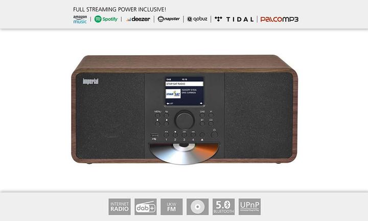 Immagine prodotto Imperial Dabman i205 CD (FM, Web radio, DAB, VHF, Bluetooth, WiFi)