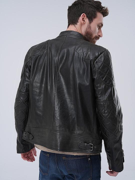 Actual product image Belstaff OUTLAW leather jacket (52)